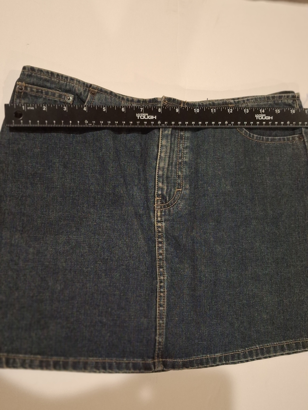 American Eagle Outfitters Dark Blue Denim Mini Skirt - Picture 11 of 14